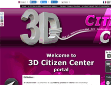 Tablet Screenshot of 3d-citizen-center.com